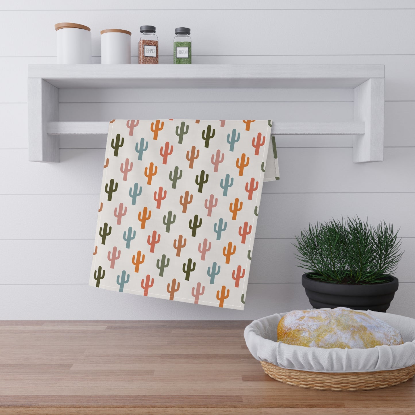 Cactus Print Tea Towels