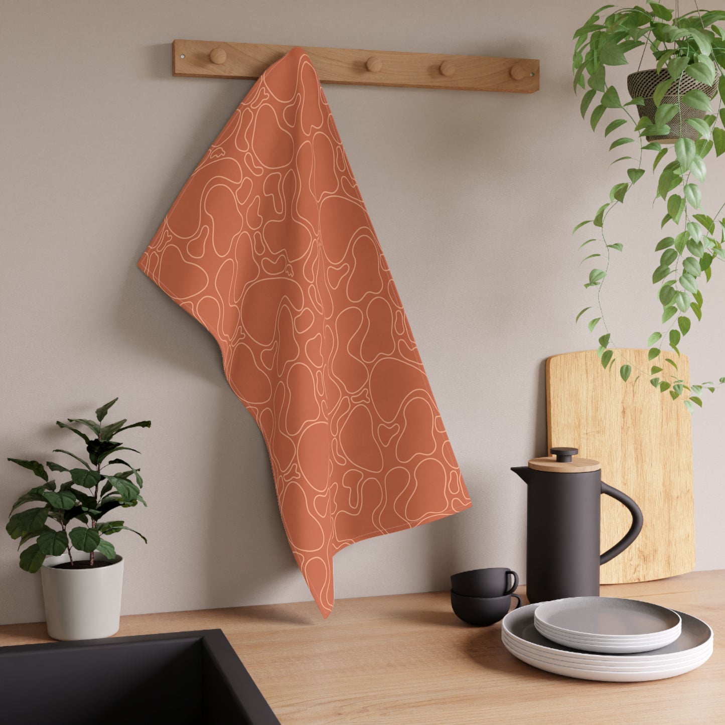 Modern Abstract Tea Towel