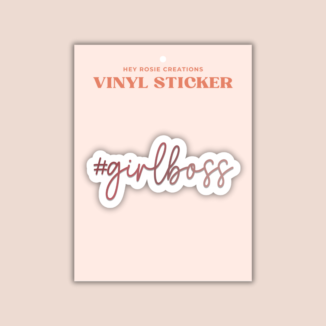 #girlboss Sticker