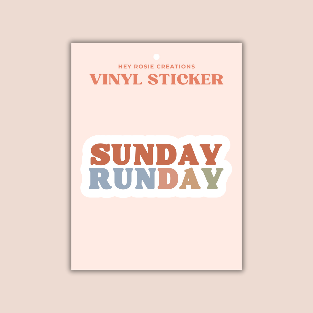 Sunday Runday Sticker