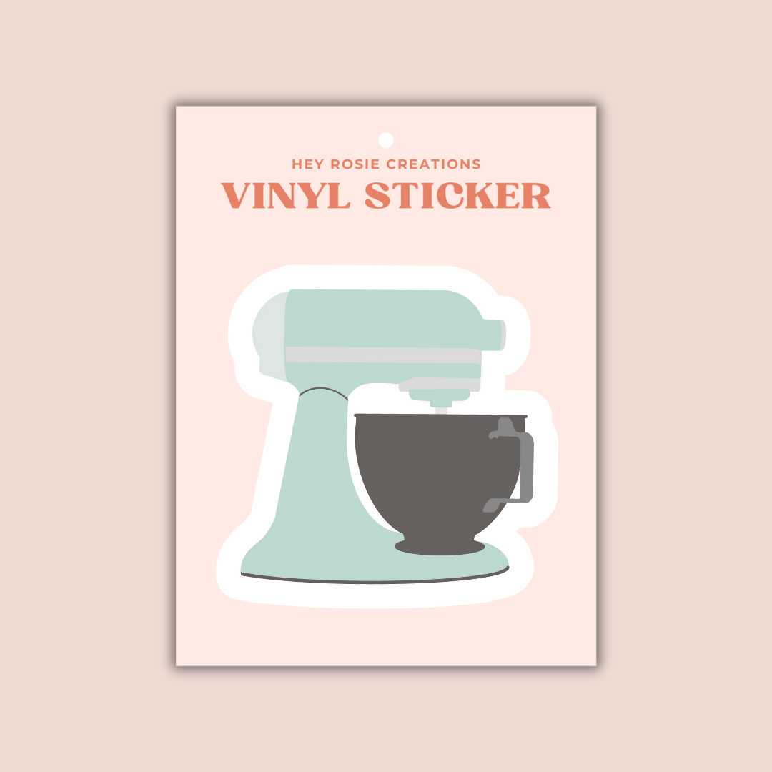 Stand Mixer Sticker