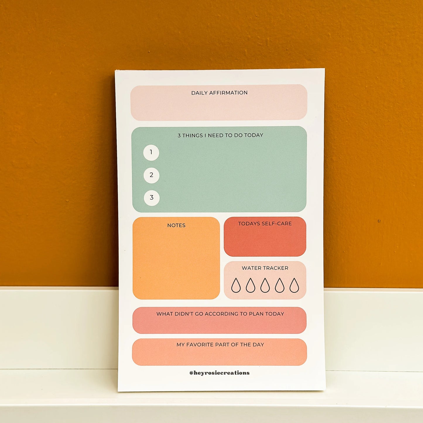 Daily Notepad Planner