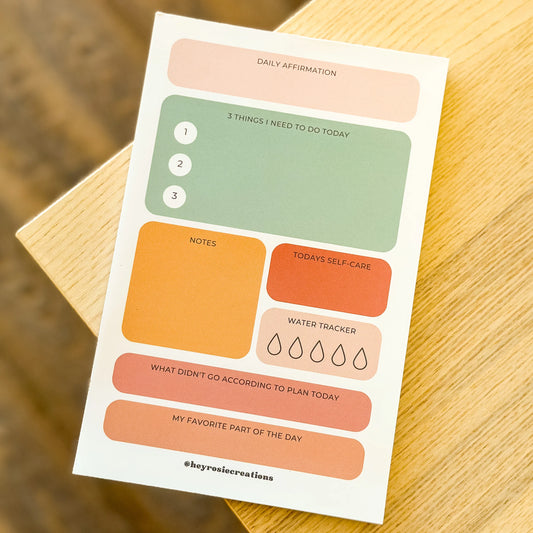 Daily Notepad Planner