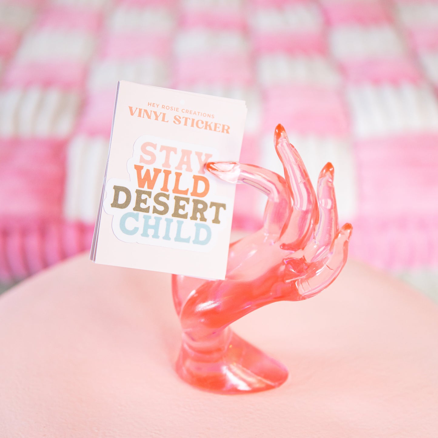 Stay Wild Desert Child Sticker