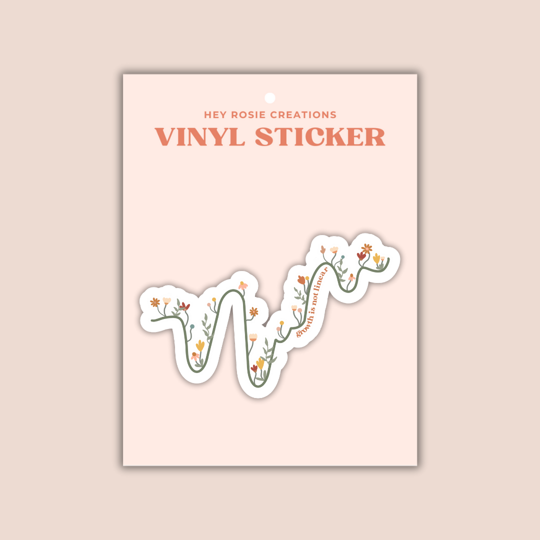 Growth is Not Linear Sticker