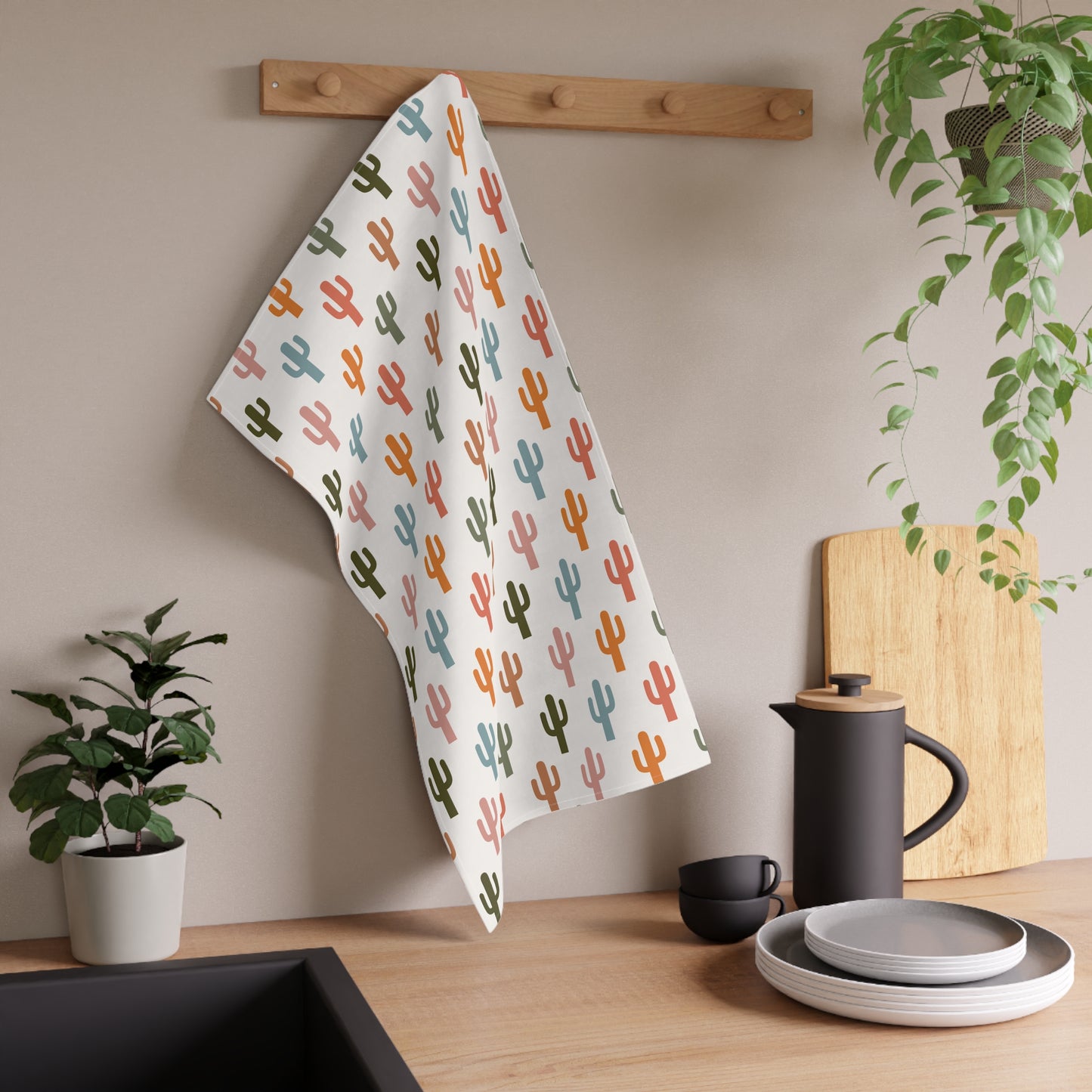 Cactus Print Tea Towels