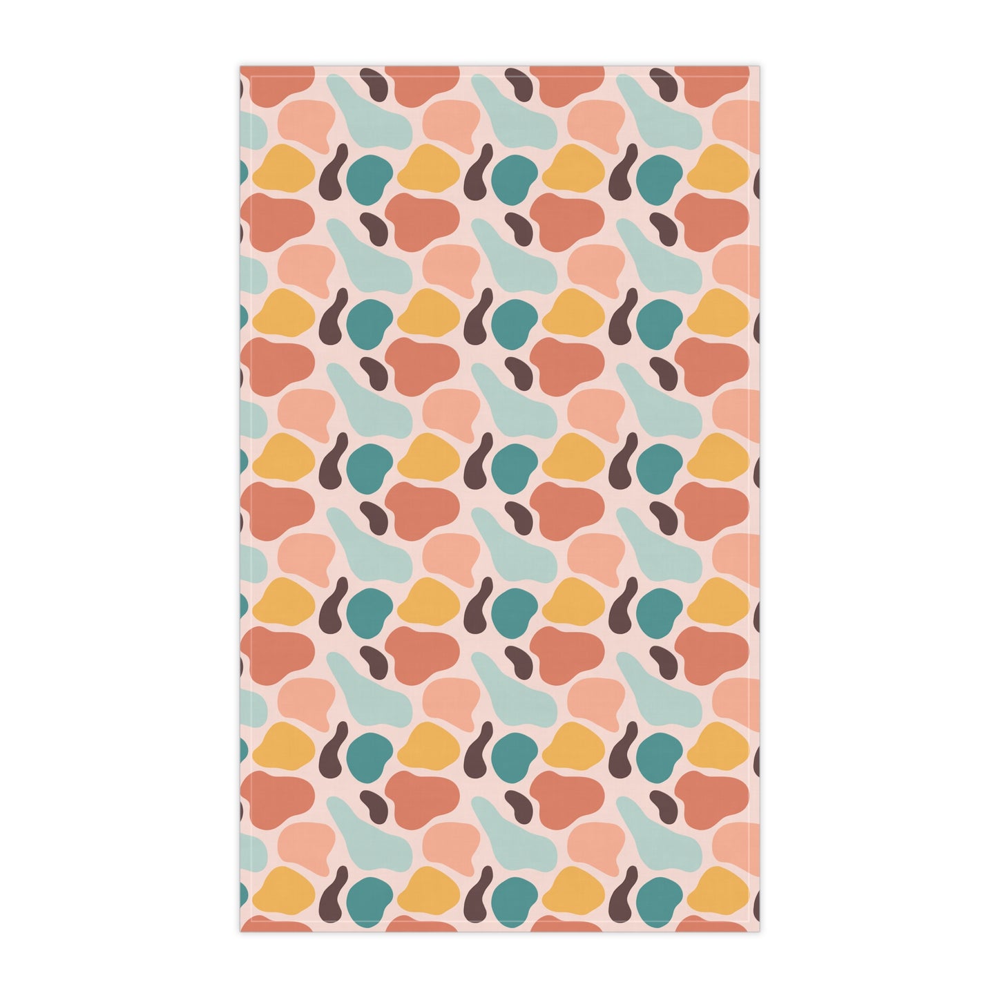 Colorful Abstract Organic Cotton Tea Towels