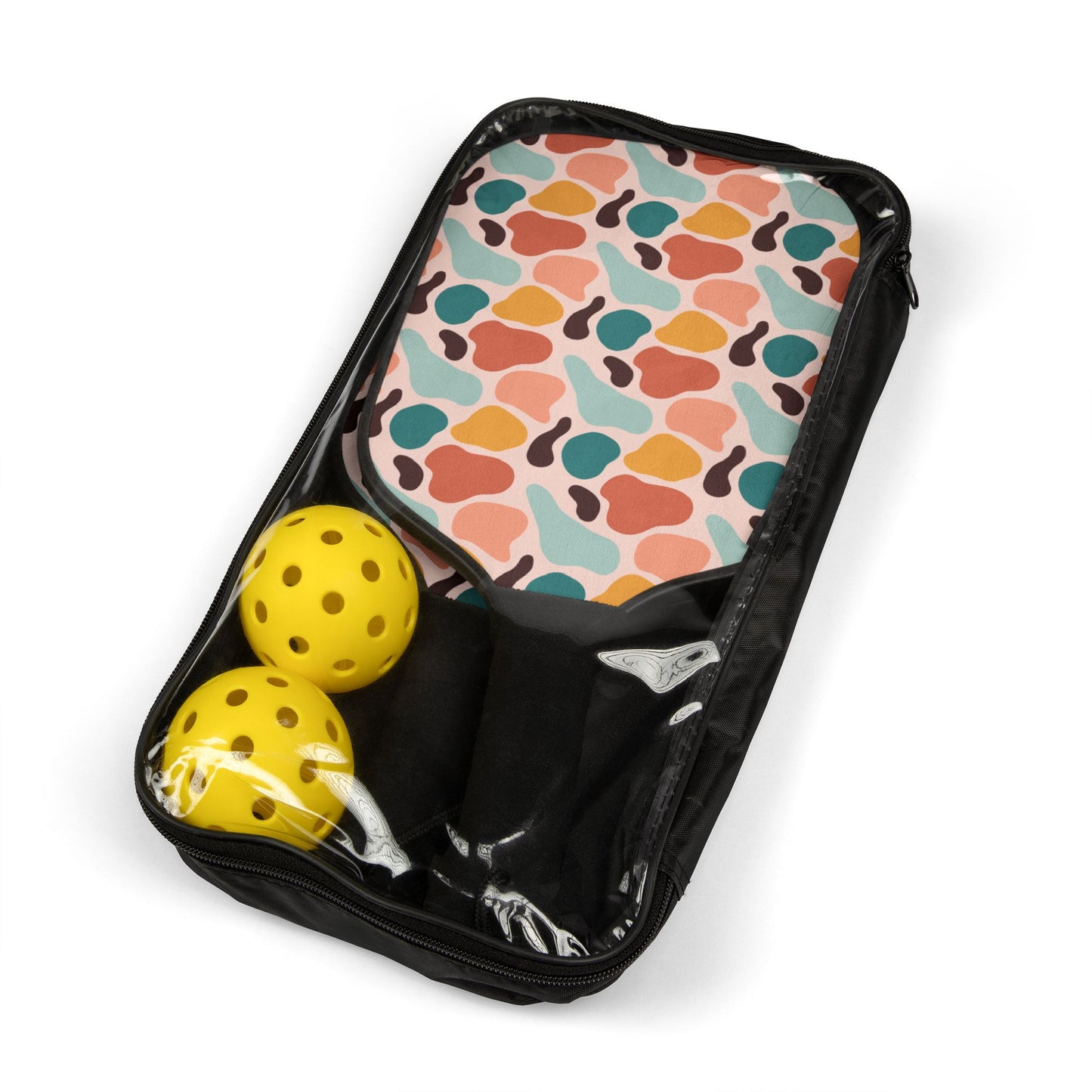 Colorful Abstract Pickleball Kit