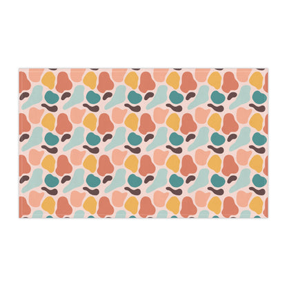 Colorful Abstract Organic Cotton Tea Towels