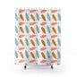 Boho Surfboard Pattern Shower Curtain